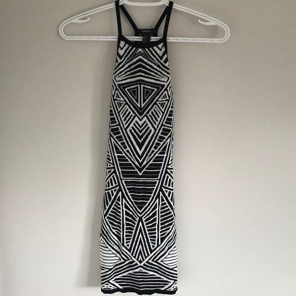 Patterned BodyCon Bandage Midi Dress - Picture 1 of 4